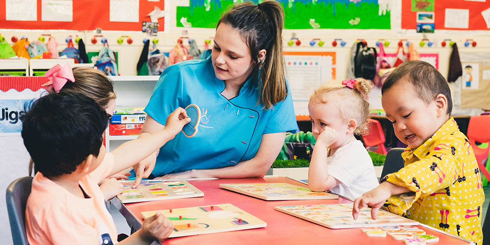 Bright nursery playroom at Puddleduck